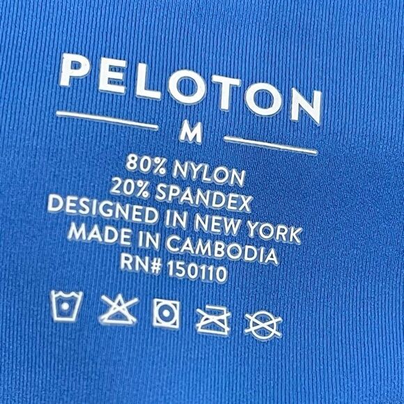 Peloton Move Mission Capri Blue Leggings - Picture 4 of 4